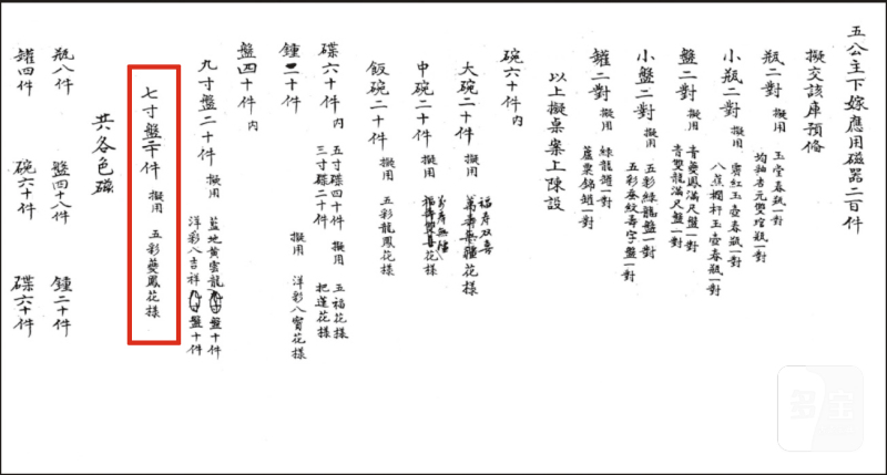 清道光 斗彩夔凤纹盘 - 图3